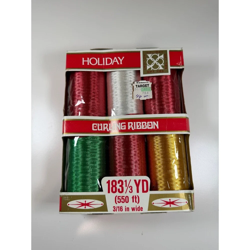 VTG Wrights Curling Ribbon Multicolor Christmas Gift Curling Ribbon Target